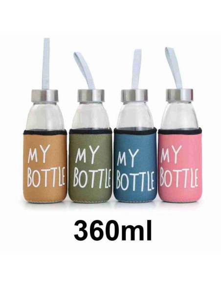 BOTELLA 0.36L AGUA C/FUNDA