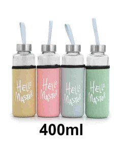 BOTELLA 0.4L AGUA C/FUNDA