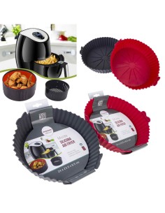 MOLDES SILICONA AIR FRYER 24X23.5X6.5CM