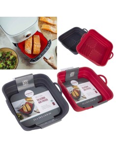 MOLDES SILICONA AIR FRYER 21X19.5X6.8CM