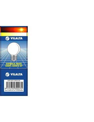 BOMBILLA  25W E27 HALOGENA ESFERICA