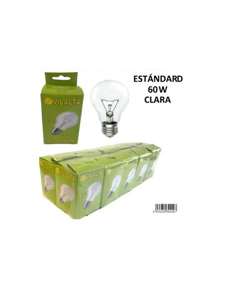 BOMBILLA 60W E27 250V HALOGENA ESFERICA