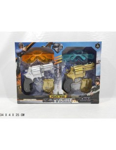 CAJA POLICIA PISTOLAS C/GAFAS *