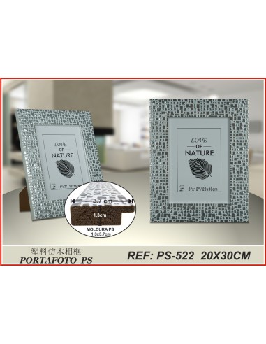 PORTAFOTO PLASTICO PS-522 20X30CM(9/18)