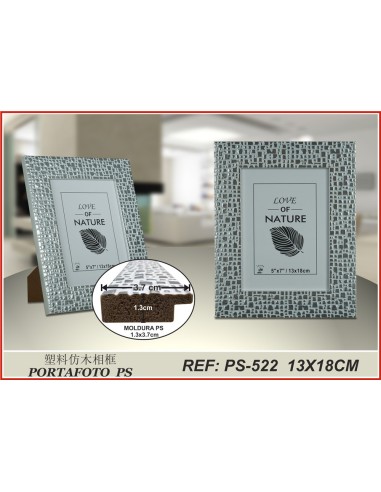 PORTAFOTO PLASTICO PS-522 13X18CM(12/24)