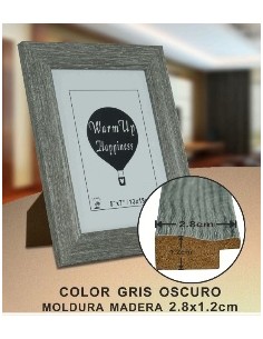 PORTAFOTO MADERA DM-403 13X18CM (12/36)