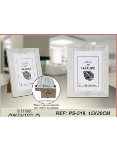 PORTAFOTO PLASTICO PS-518 15X20CM(12/36)