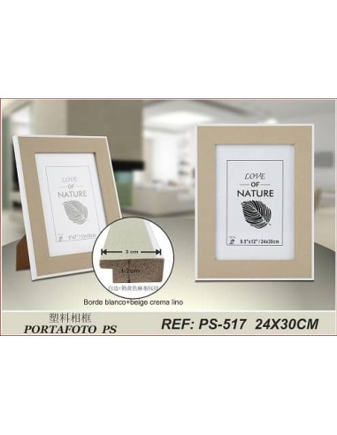PORTAFOTO PLASTICO PS-517 24X30CM(9/18)