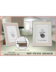 PORTAFOTO PLASTICO PS-516 20X30CM(9/18)
