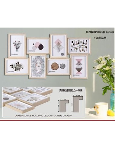 PORTAFOTO MULTIPLE DM-8070 8-10X15CM (6)