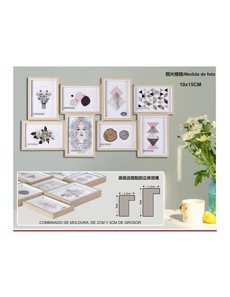 PORTAFOTO MULTIPLE DM-8070 8-10X15CM (6)