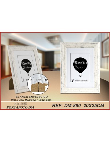 PORTAFOTO MADERA DM-890 20X25CM (12/24)