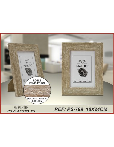 PORTAFOTO ROBLE PS-799 18X24CM(12/24)