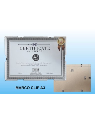 MARCO CLIP DIPLOMA A3 29.7X42CM