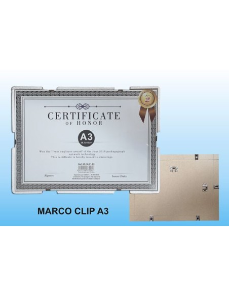 MARCO CLIP DIPLOMA A3 29.7X42CM