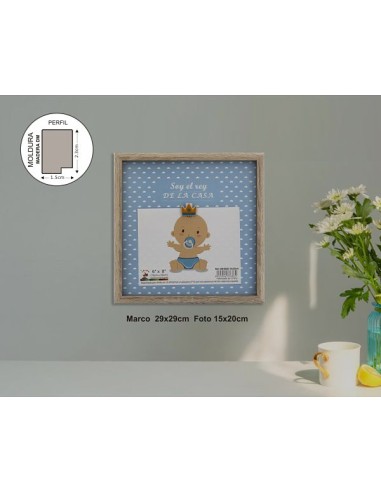 PORTAFOTO C/PINZA DM-8020 29X29CM(8/16)