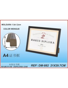 MARCO DIPLOMA A4 WENGUE DM-882(12/24)