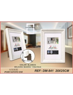 PORTAFOTO MADERA DM-841 20X25CM(12/24)