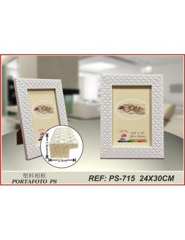 PORTAFOTO BLANCO PS-715 24X30CM (12/24)