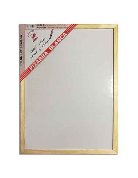 PIZARRA BLANCA CL-909 40X60 CM (8/16)