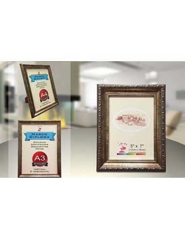 PORTAFOTO ORO 18X24CM