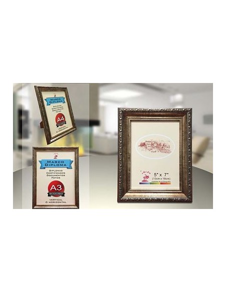 PORTAFOTO ORO 18X24CM