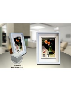 PORTAFOTO BLANCO PVC-633 15X20CM