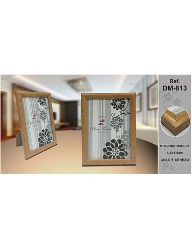 PORTAFOTO MADERA DM-813 9X13CM(24/48)