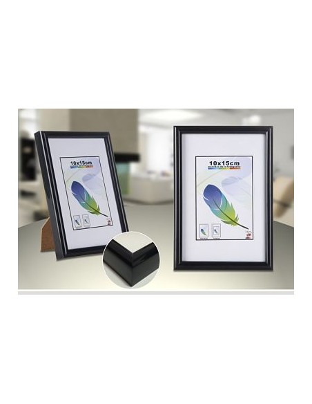 PORTAFOTO NEGRO PVC-605 20*25CM(12/24)