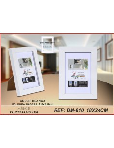 PORTAFOTO MADERA 18X24CM DM-810 (12/24)