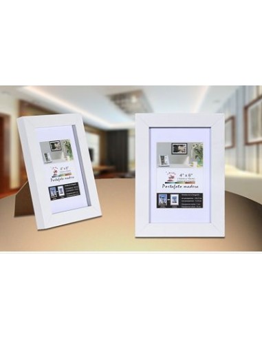 PORTAFOTO MADERA 9X13CM DM-810 (12/48)