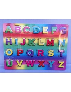 MADERA ENCAJABLE LETRAS 29.5X21.5X0.8 CM