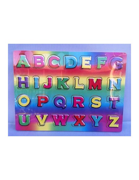 MADERA ENCAJABLE LETRAS 29.5X21.5X0.8 CM