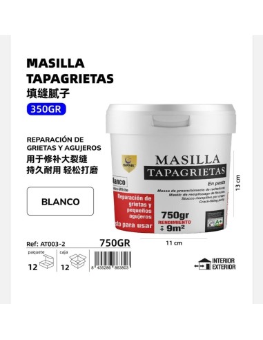 MASILLA TAPAGRIETAS 750GR