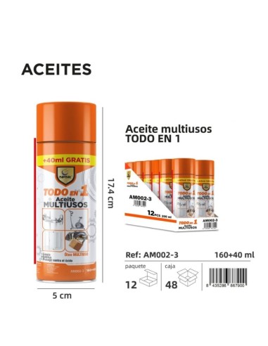 ACEITE TODO EN UNO 160+40ML