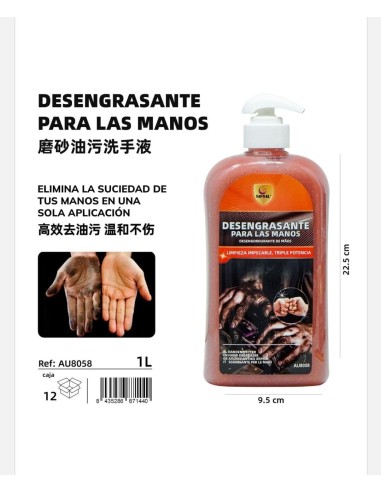 LIMPIA GRASA DE MANO 500L