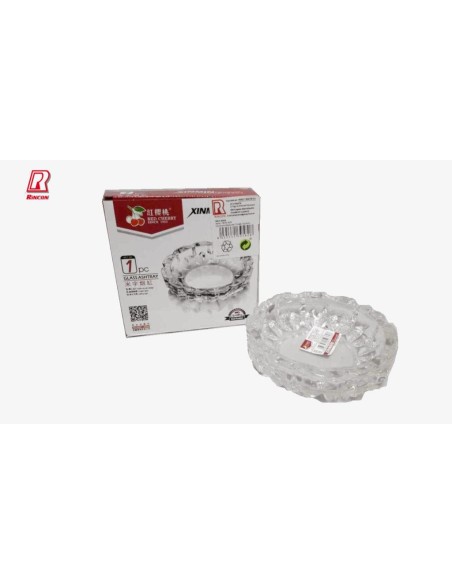 CENICERO 12X3CM REDONDO  C/CAJA