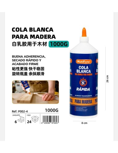 COLA BLANCO RAPIDA MADERA 1000G