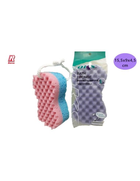 ESPONJA BAÑO 15.5X9X4.5CM