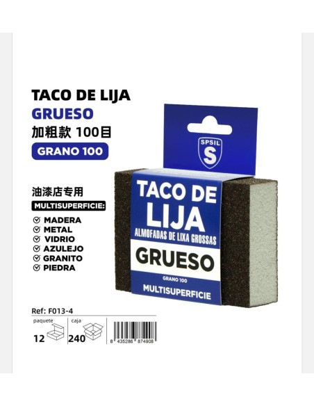 TACO DE LIJA GRUESO