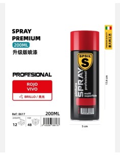 SPRAY 200ML ROJO VIVO