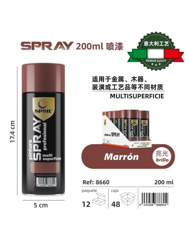 SPRAY 200ML MARRON