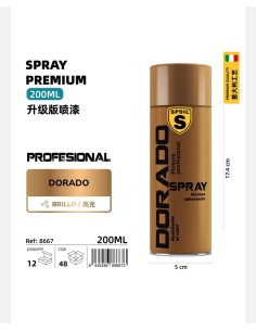 SPRAY 200ML DORADO