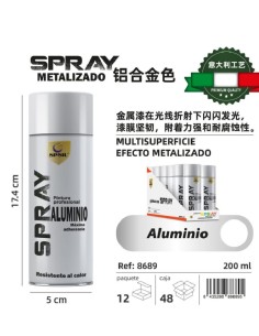 SPRAY 200ML ALUMINIO