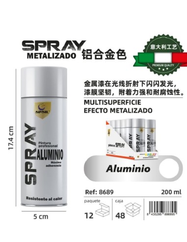 SPRAY 200ML ALUMINIO
