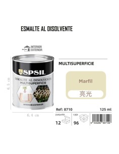 ESMALTE 125ML MARFIL 150G