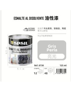 ESMALTE 125ML GRIS PERLA 150G