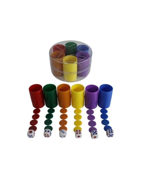 FICHAS PARCHIS 6 JUGADORES BOTE RED.