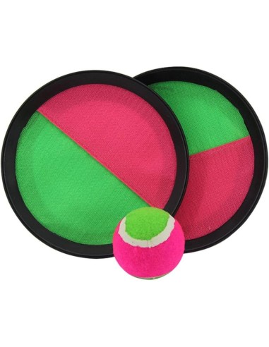 RAQUETA VELCRO 2PCS+1 PELOTA 20.5CM