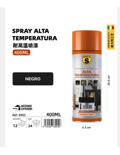 ALTA TEMPERATURA NEGRO 400ML